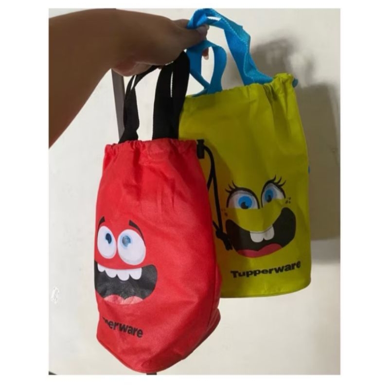 Tupperware tas bekal  smile merah tas aja original