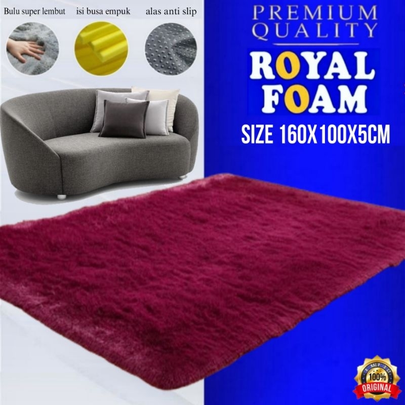 Karpet bulu karpet bulu rasfur uk 160x100x5cm