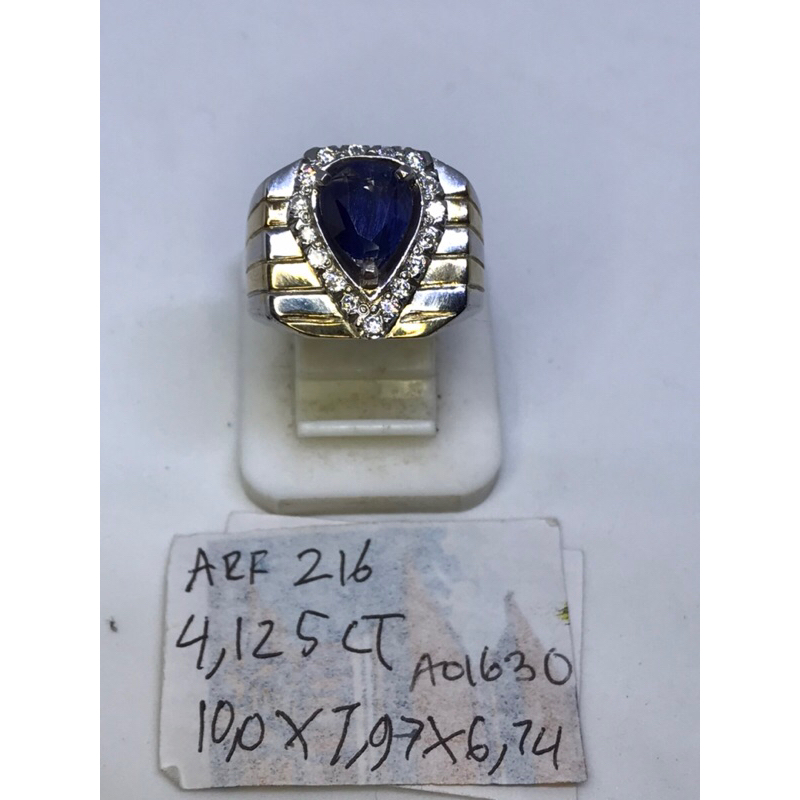 Natural Bi-Color Blue Sapphire ARF216