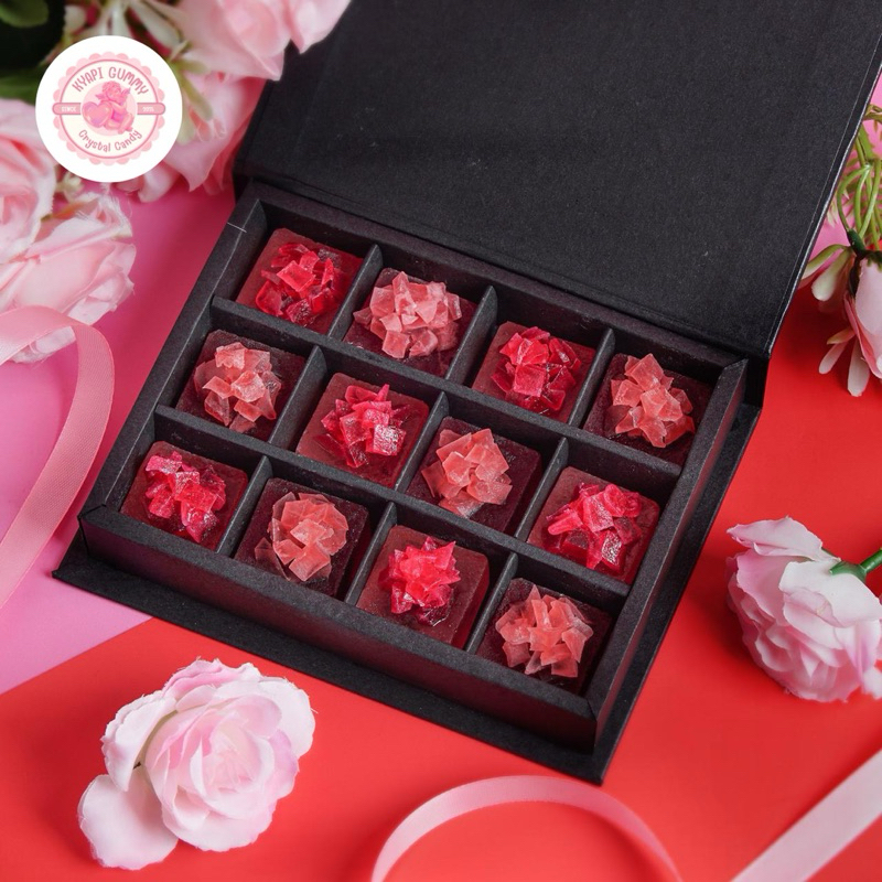 

Premium Japanese Crystal Candy/Kohakutou - 12 pcs - PINK SERIES