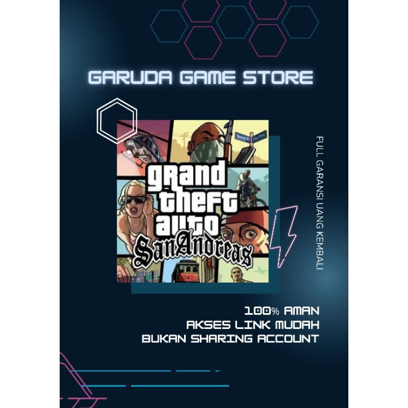 Game GTA San Andreas Bahasa Indonesia - Jual Game PC Murah
