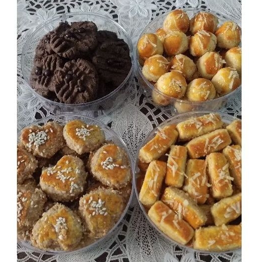 

Kue Kering Nastar Kastengel ChocoChip Kue Kacang 250Gr