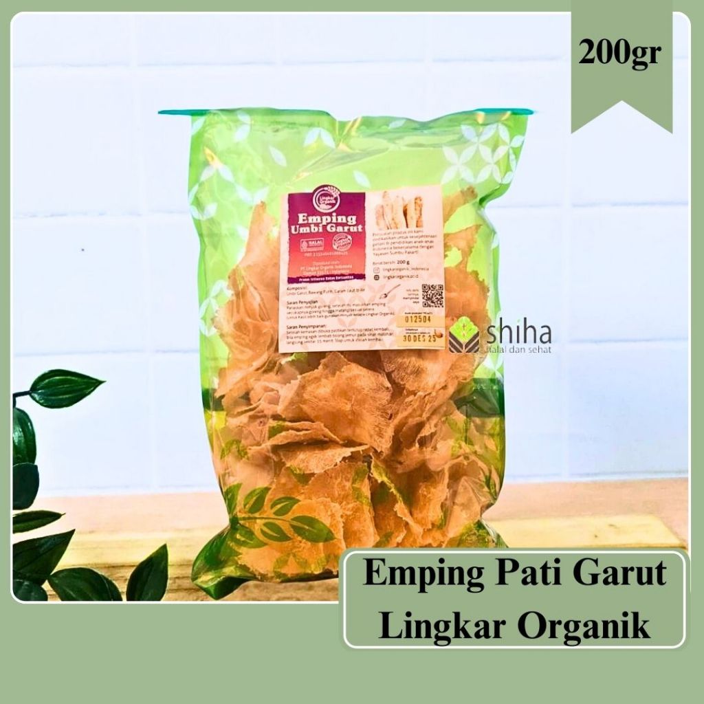 

Emping Umbi Garut organik 200gr |Warungshiha