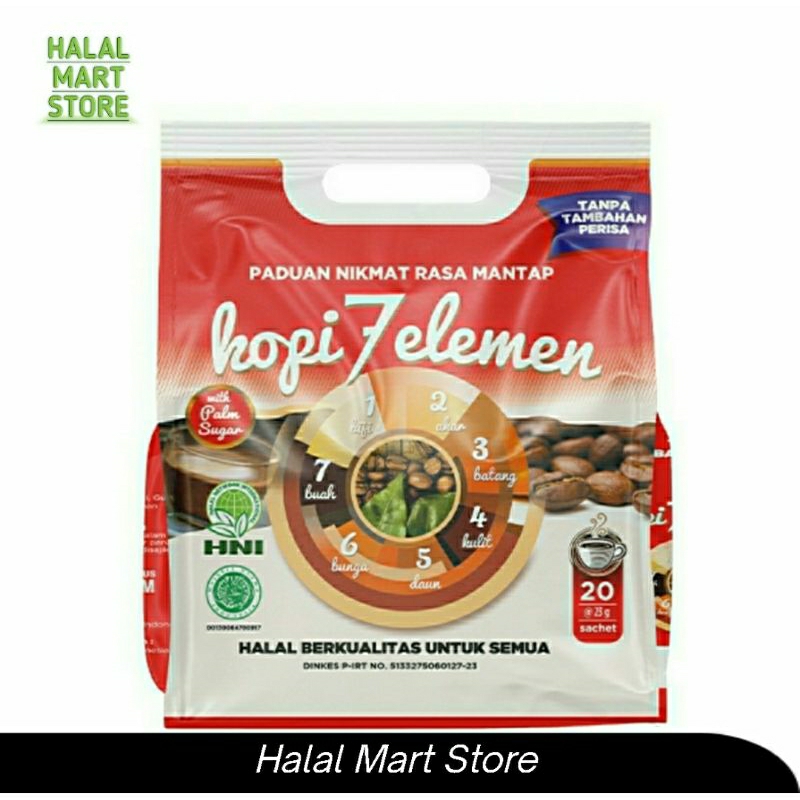 

Kopi Sevel 7 Elemen HNI HPAI, Kopi Sevel Premium, HNI COFFEE