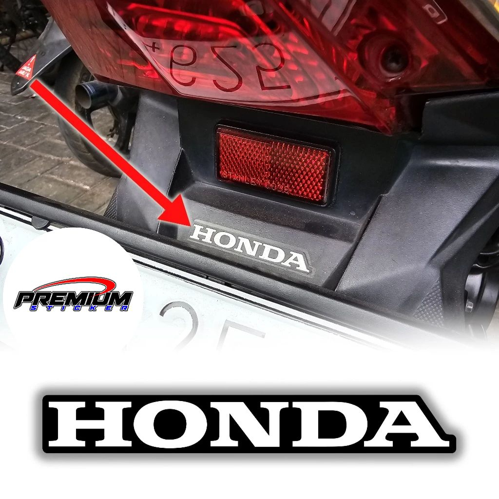 STICKER LOGO MOTOR HONDA / STICKER ALL MOTOR HONDA / STICKER CUTTING TERBARU VIRAL HONDA DAPAT 2 PCS