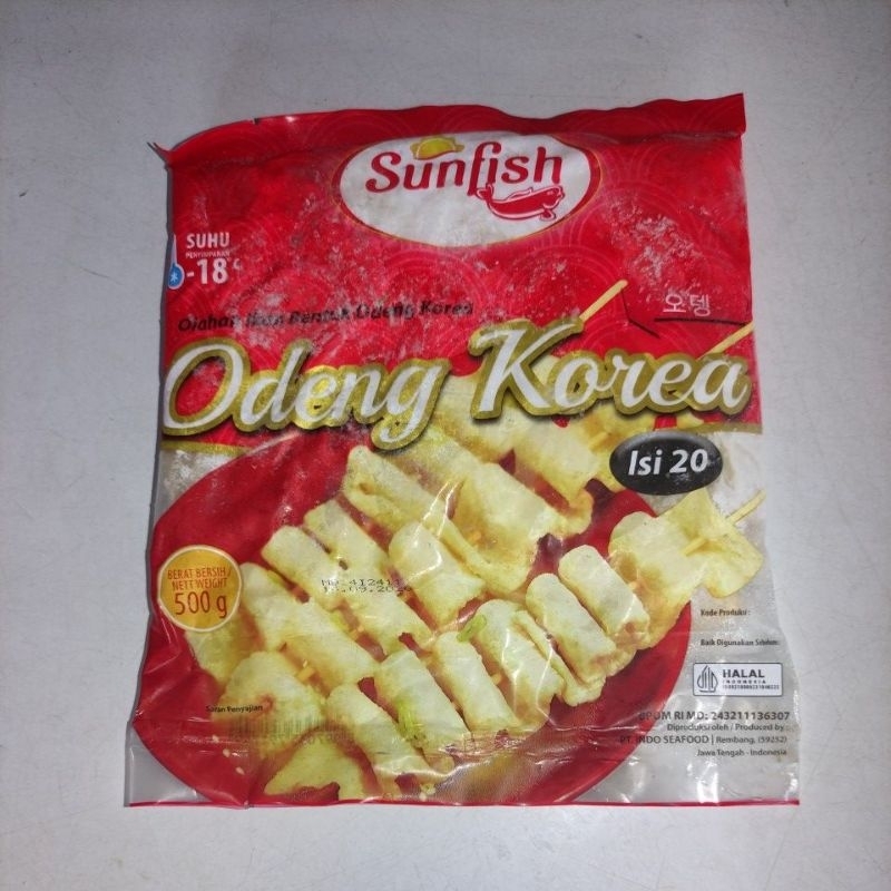 

SUNFISH Odeng Korea Olahan Ikan 500gr