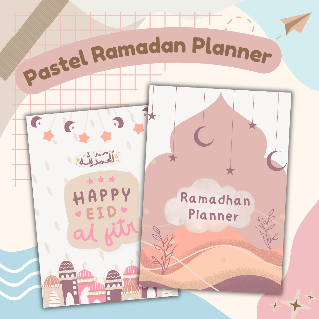 

Ramadan Planner ukuran A5 | Pastel RamadanPlanner | Binder Planner Ramadan | Ramadan Tracker | Ramadan Journal | Jurnal Ramadan