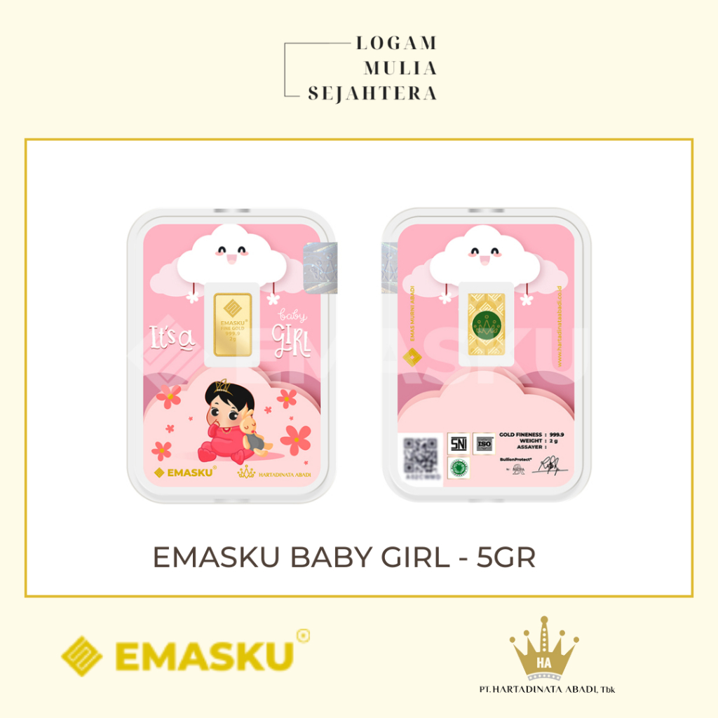 EMASKU Baby Girl/Hampers Bayi/Hampers/Kado Kelahiran