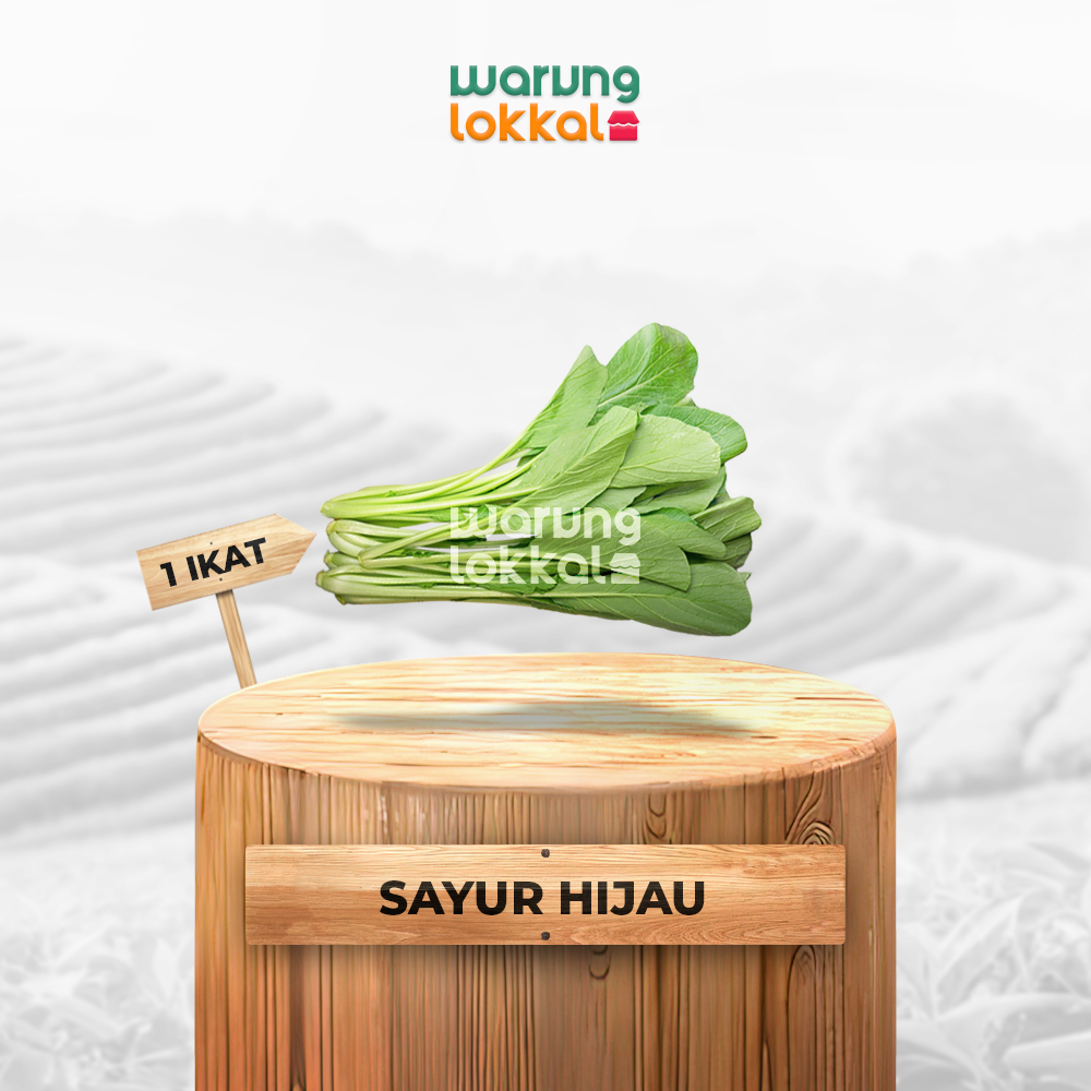

Sawi/Sayur Hijau 1 Ikat- Warung Lokkal
