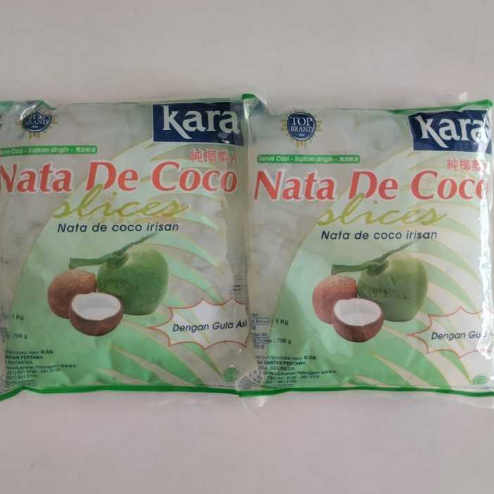 

Kara Nata De Coco Irisan Berat 1Kg Nata De Coco Slice Halal BPOM