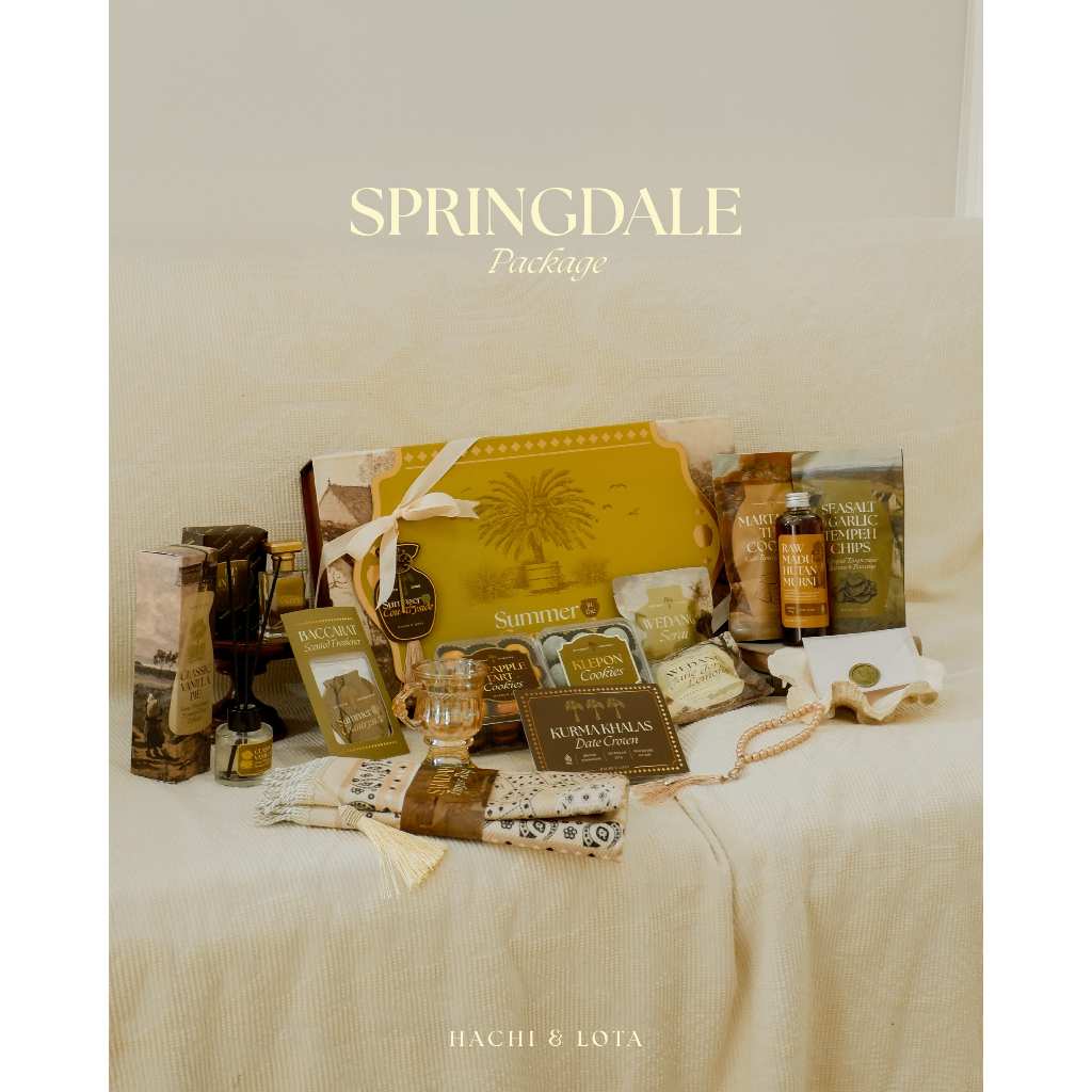 

SPRINGDALE by Hachi & Lota | hampers lebaran, parcel lebaran, hampers idul fitri, hampers ramadan