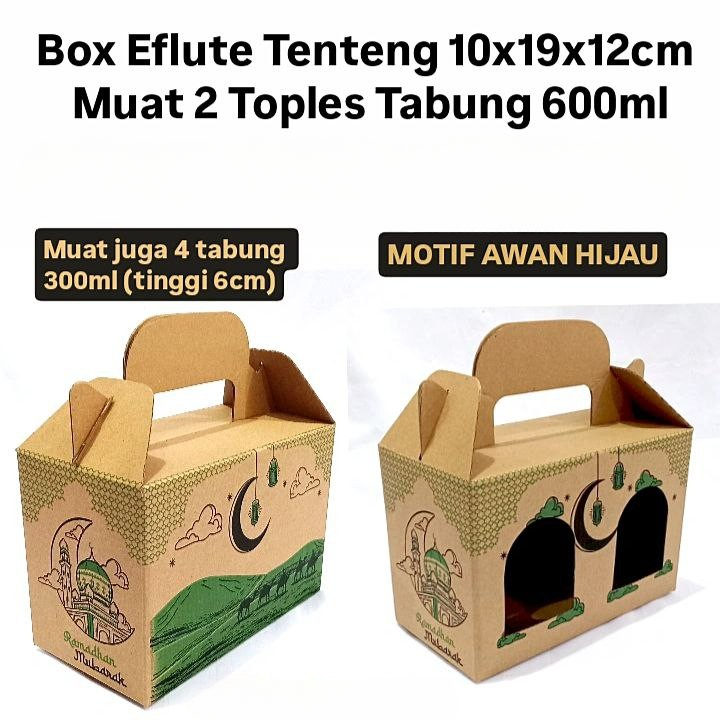 

Dus Eflute Jinjing 10x19x12 Cm Motif Awan Hijau