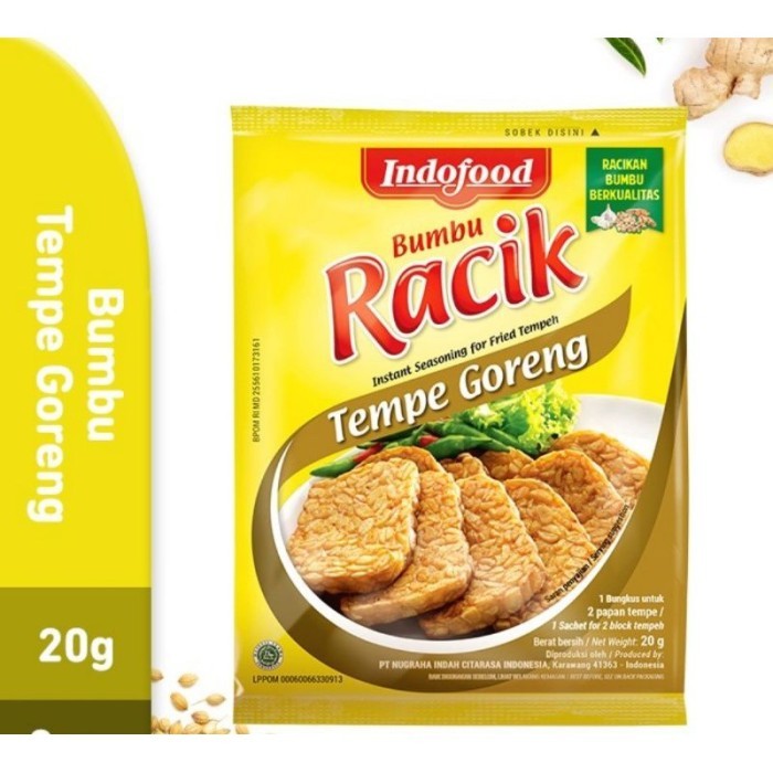 

Racik Tempe Goreng 20 gram