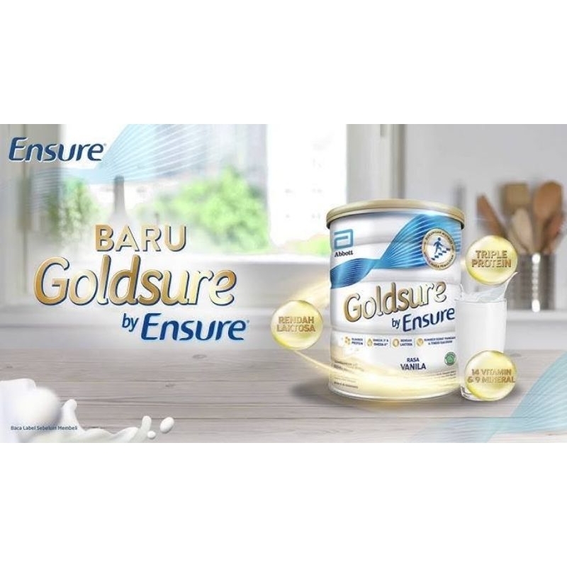 

GoldSure Ensure Vanilla berat 800 gram