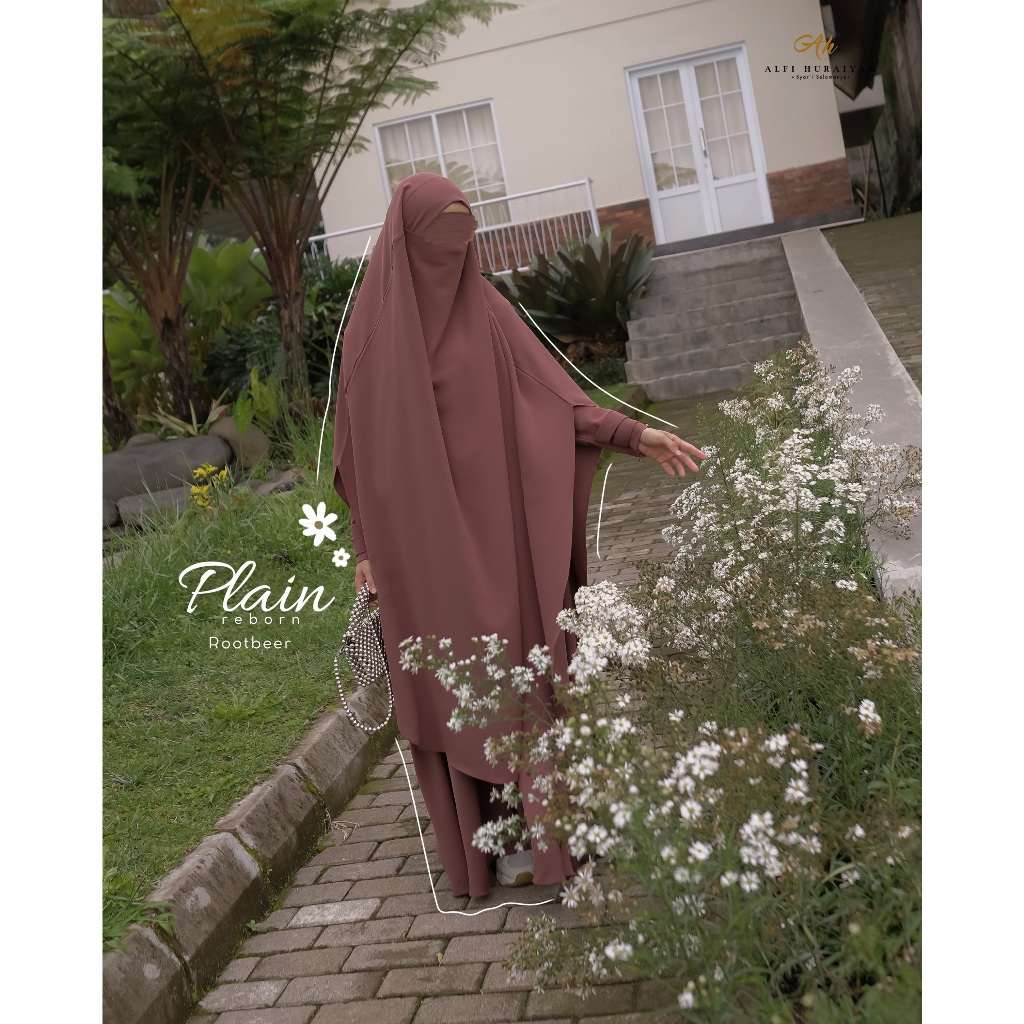 Plain Reborn Series Gamis & FK by Alfi Huraiyah