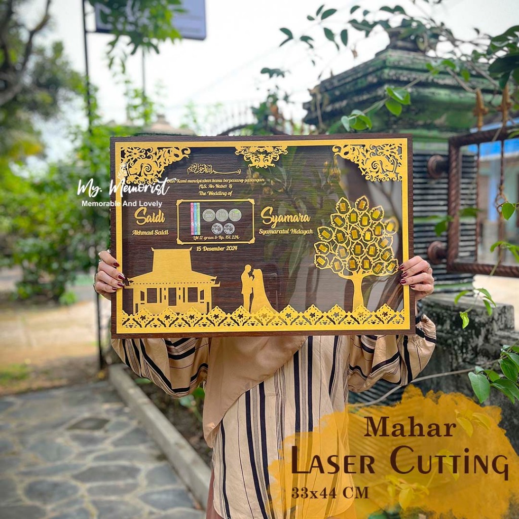 Mahar laser cutting 40 X 60  CM Mahar Laser Plywood Akrilik