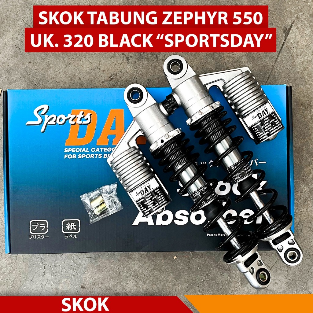 SKOK DAY COPY ZEPHYR 750 SHOCK BELAKANG ZEPHYR 750 320MM PNP CB GL MP TIGER