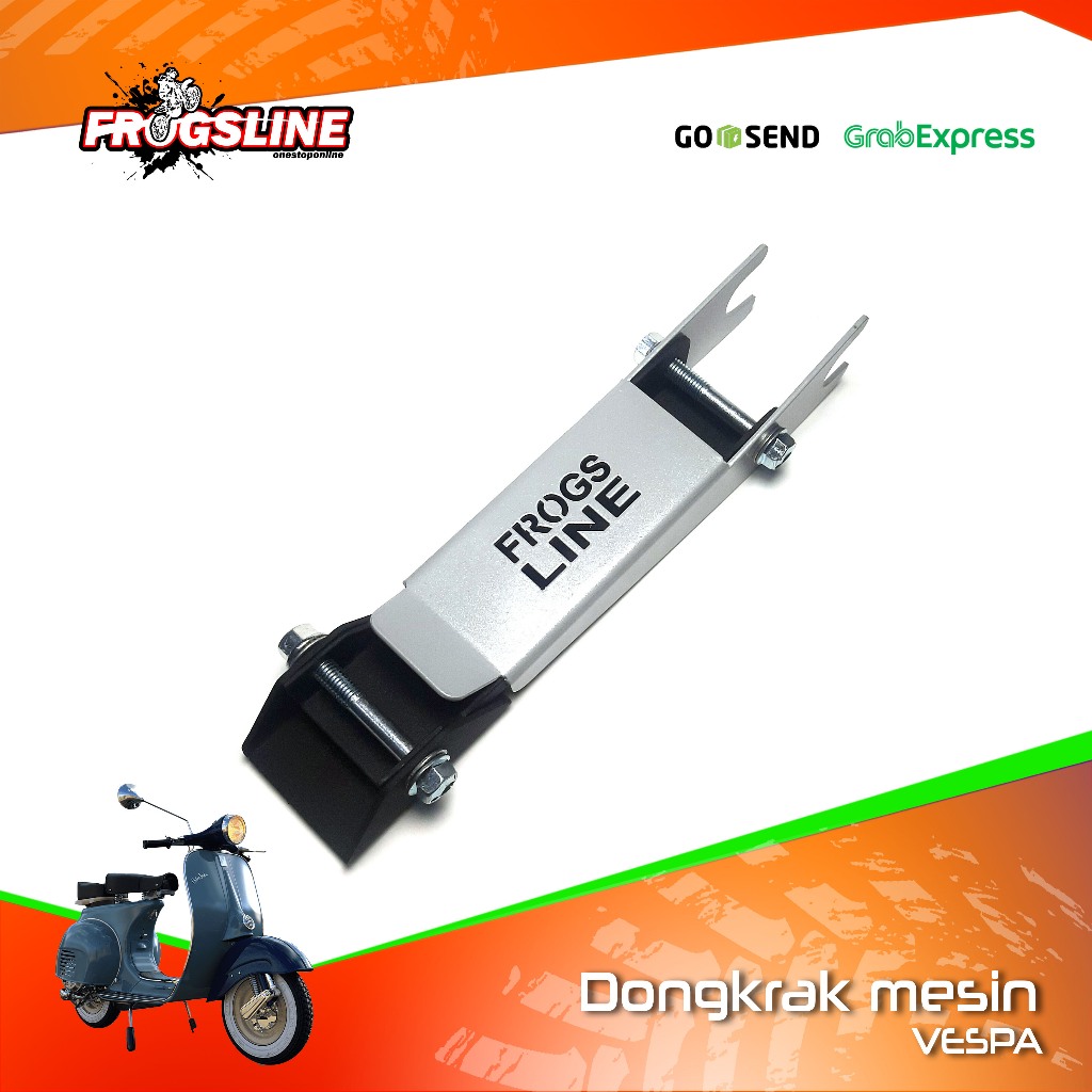 Dongkrak vespa - Dongkrak mesin vespa - Dongkrak mesin vespa portable