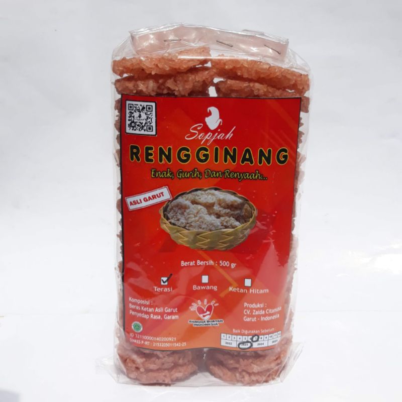 

Sopjah Rengginang Mentah Rasa Terasi 450 Gram