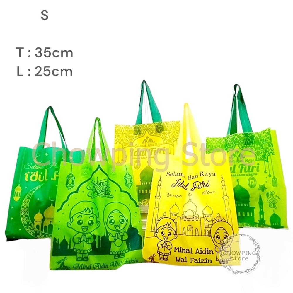 

Tas Spunbond Souvenir / Goodie Bag / Kantong Idul Fitri Lebaran Ramadhan
