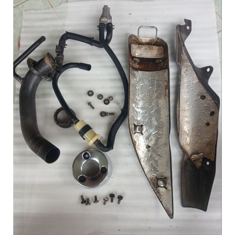 Cover knalpot rx king peredam 2007 - 2009  original copotan