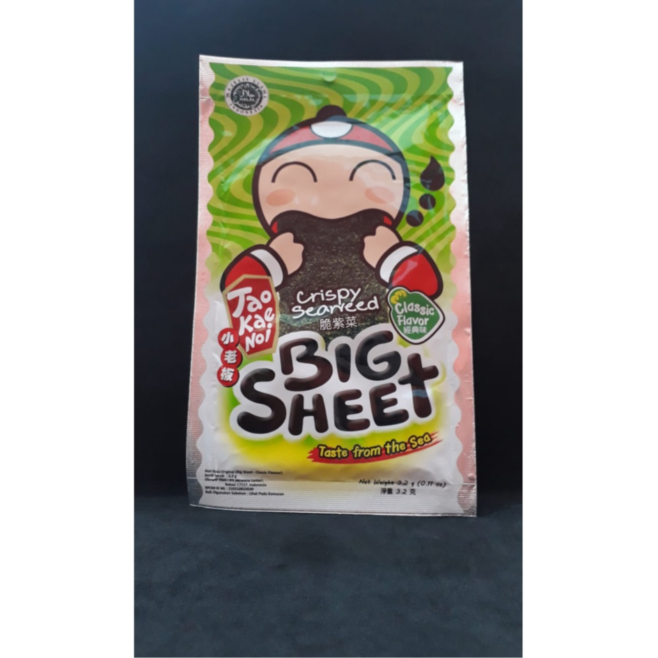 

TAO KAE NOI BIG SHEET CRISPY SEAWEED 3.2g