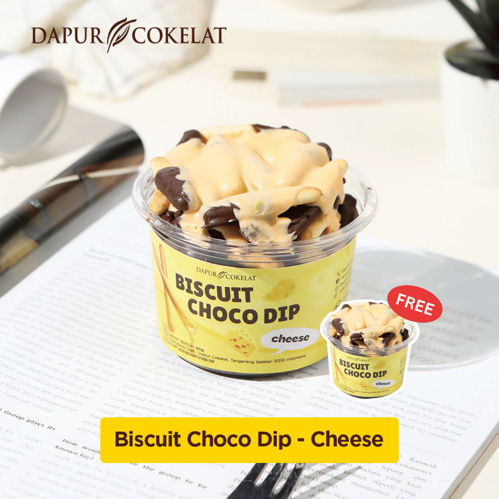 

[BUY 1 GET 1] DAPUR COKELAT - Biscuit Choco Dip Cheese | Biskuit Baluran Cokelat