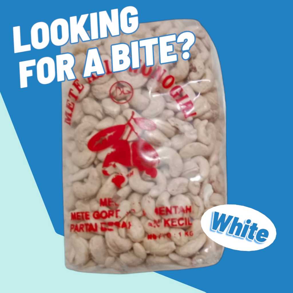 

Mete Mentah White 1kg W320 - Kacang Mete Mentah White 1kg W320 - Utuh, Ukuran Sedang, Hemat, dan Lezat untuk Kebutuhan Harian & Produksi Kuliner Kering Makanan Food Snacks Cashew Mede Nut