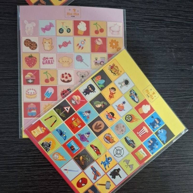 

STICKER ANAK MURAH KOTAK KOTAK KECIL, STICKER SUPERHERO, STICKER MOBIL, STICKER LUCU, STICKER DESSERT