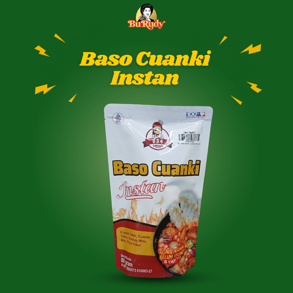 

Baso Cuanki Instan Asli Dari Malang 80gr