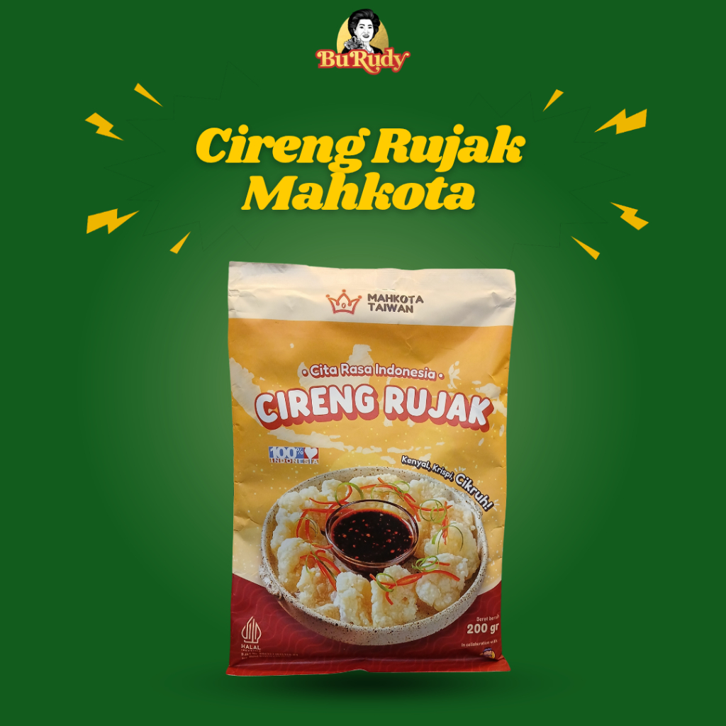 

Cireng Rujak Mahkota | Cireng Instan Siap Saji 200gr