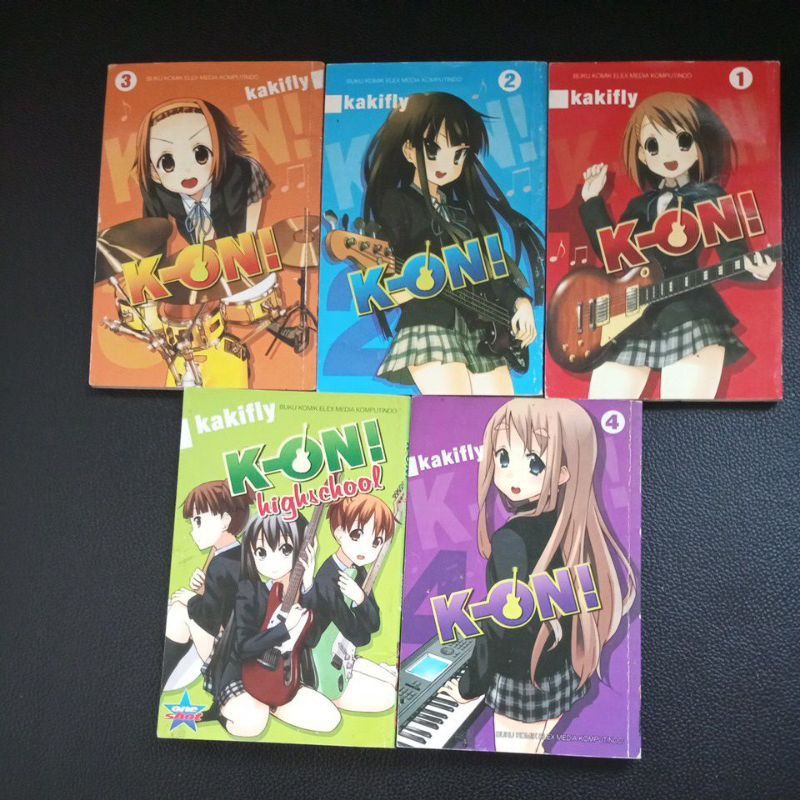 Komik K-ON 1-4 + High School