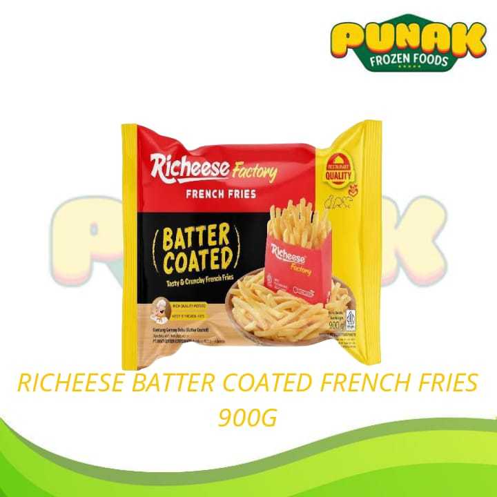 

RICHEESE BATTER COATED FRENCH FRIES KENTANG GORENG BERBUMBU 900G