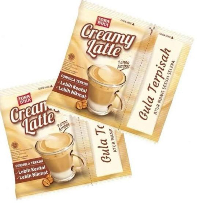 

TORABIKA Kopi Creamy Latte Sachet 1 renceng isi 10 pcs @ 25gr