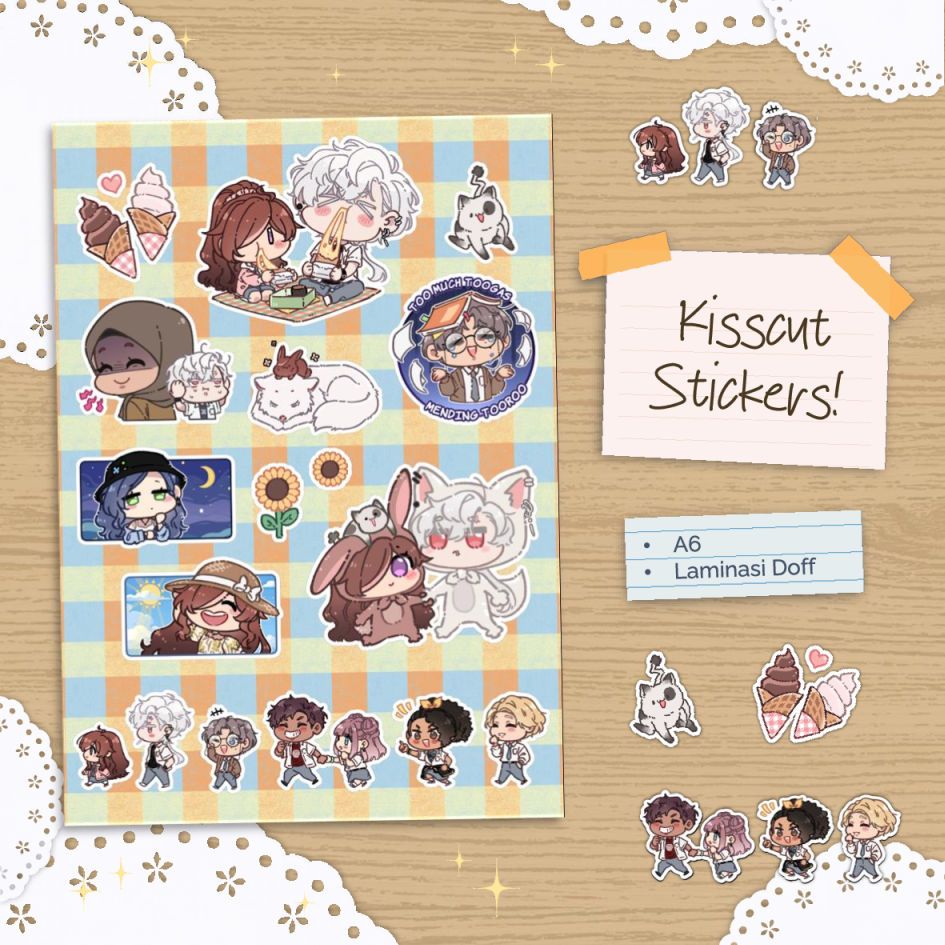 

A6 Character Sticker Ver.1 [Silver Lining]