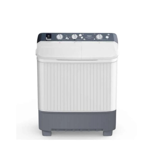 AQUA Mesin Cuci 2 Tabung 8KG QW 8011HT / QW8011HT / QW 8011HT Twin Tube