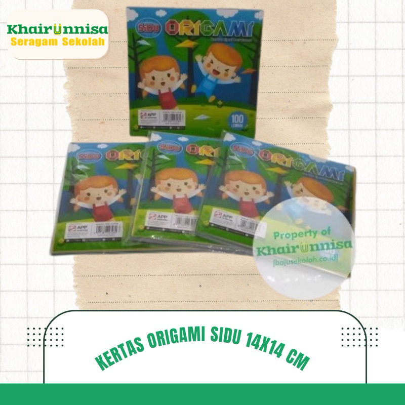 

KERTAS ORIGAMI SIDU 14 X 14 CM