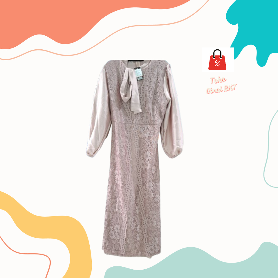 Dress Gamis Pesta Remaja Kekinian Full Brukat