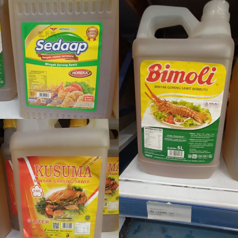 

minyak goreng 5 liter tersedia varian merk & jenin