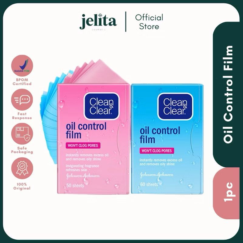 Jelita Cosmetic - Clean & Clear Oil Control Film Face Paper