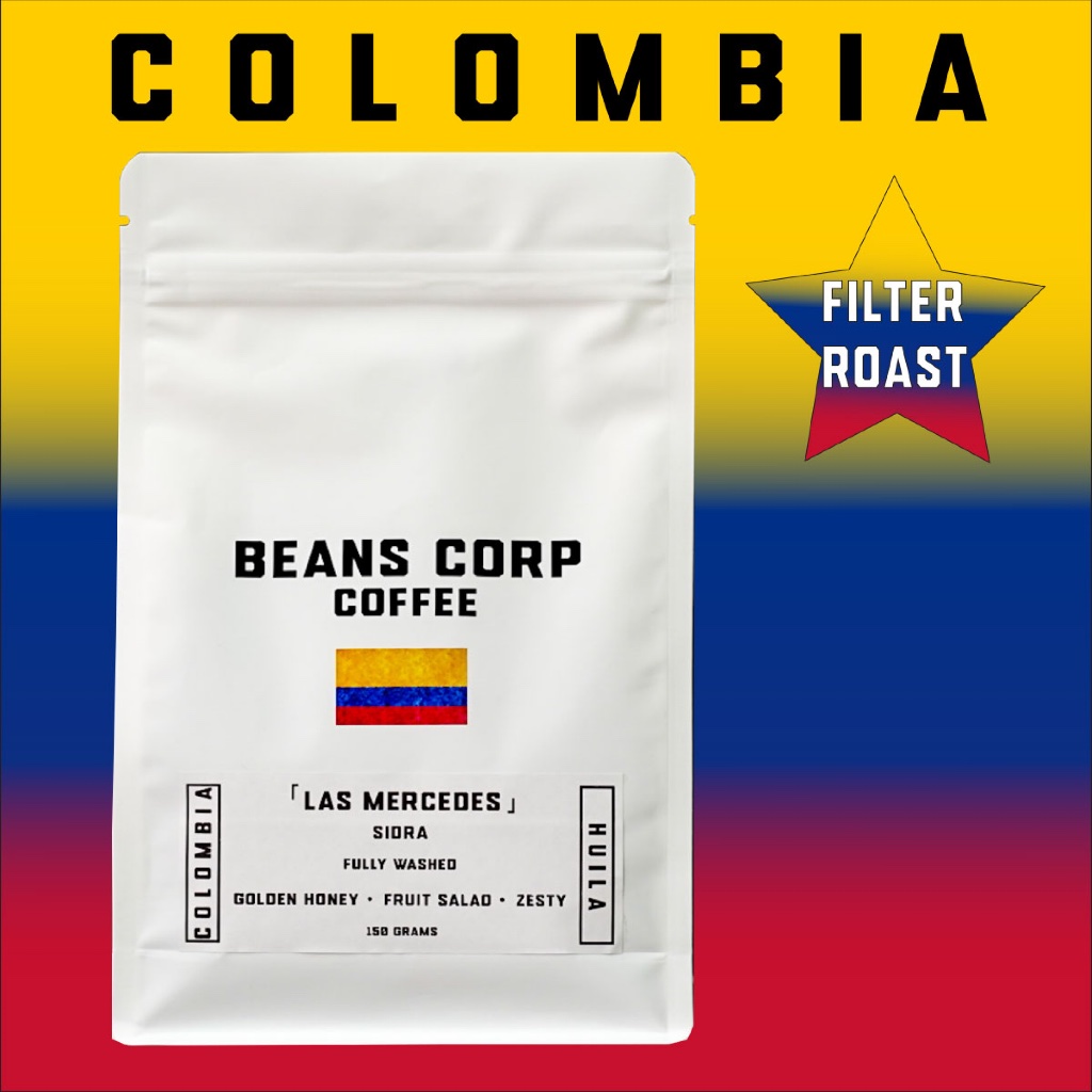 

Colombia Las Mercedes - Sidra - Traditional Washed Process - Filter Specialty Coffee Arabica Beans Corp - Biji Kopi Arabika Manual Brew