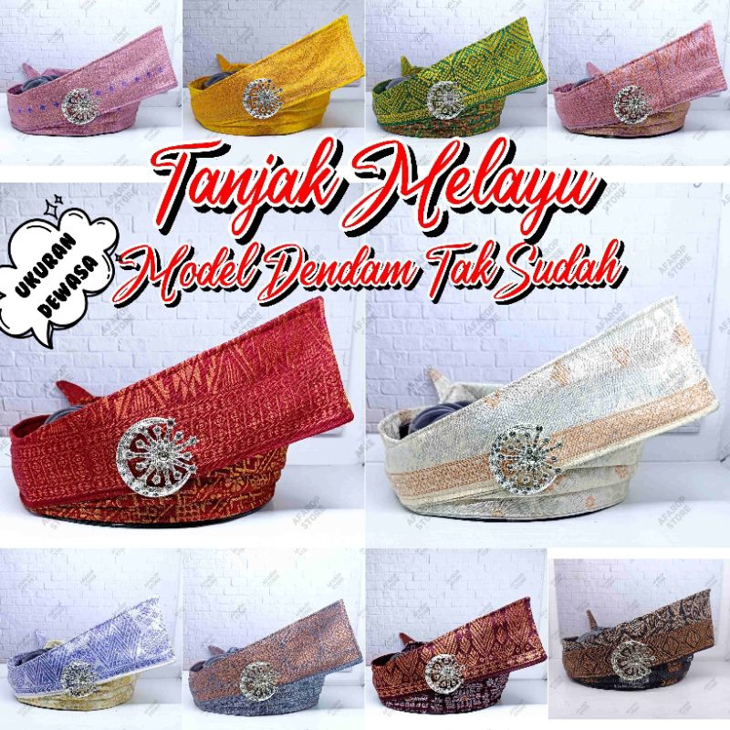 TANJAK MELAYU FULL SONGKET PREMIUM MODEL DENDAM TAK SUDAH
