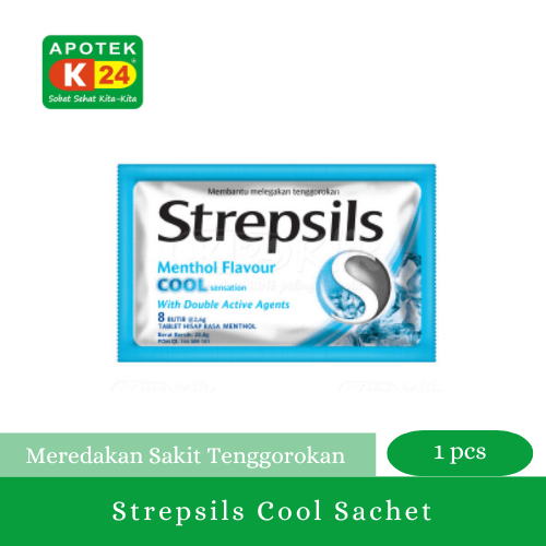 

Strepsils Cool Sachet 8s (per-pcs)