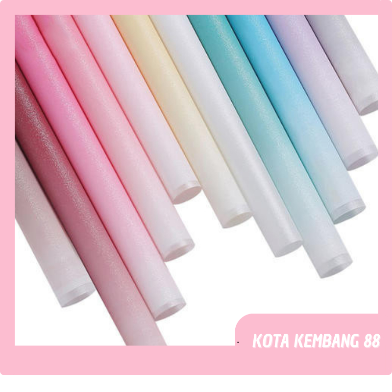 

Kertas Buket Motif Gradasi Bunga Florist Flower Wrapping Paper Gradient Cellophane KB027