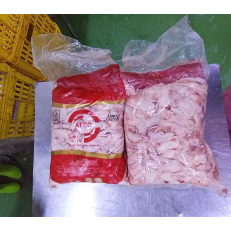

Kulit Lutut Tanpa Tulang 1kg / Kulit Dengkul AFCO