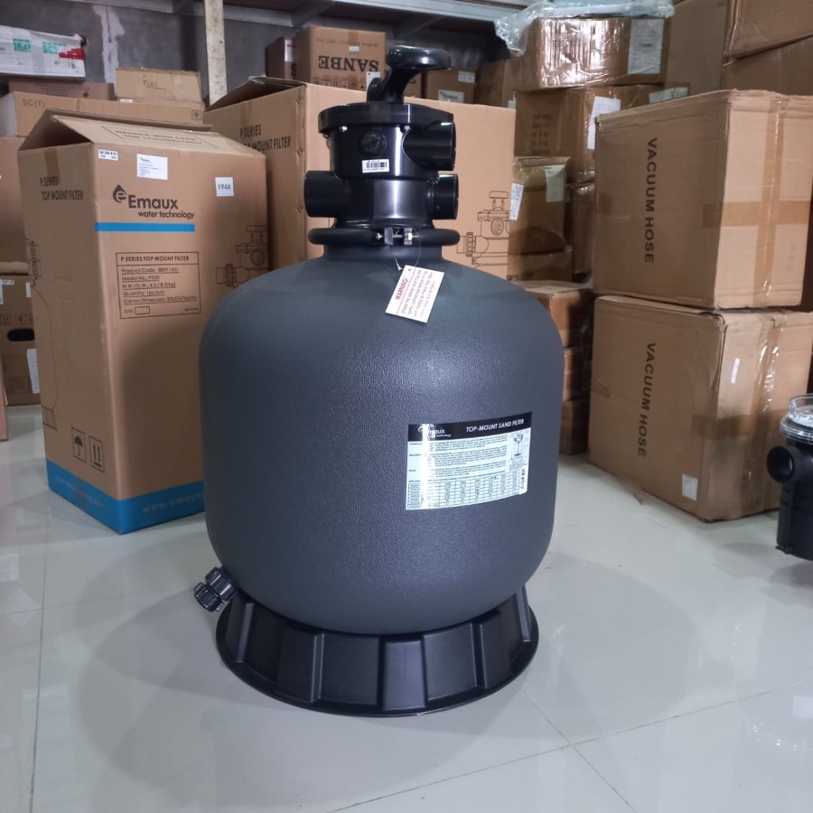 Filter Kolam Emaux 3/4 HP P500 - Sand Filter Kolam Renang Emaux (Plastik)