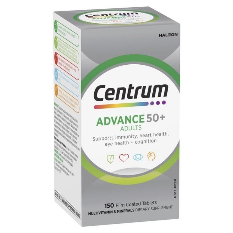 

Centrum Advance 50+ (150 Tablet) Centrum Multivitamin Advance 50+