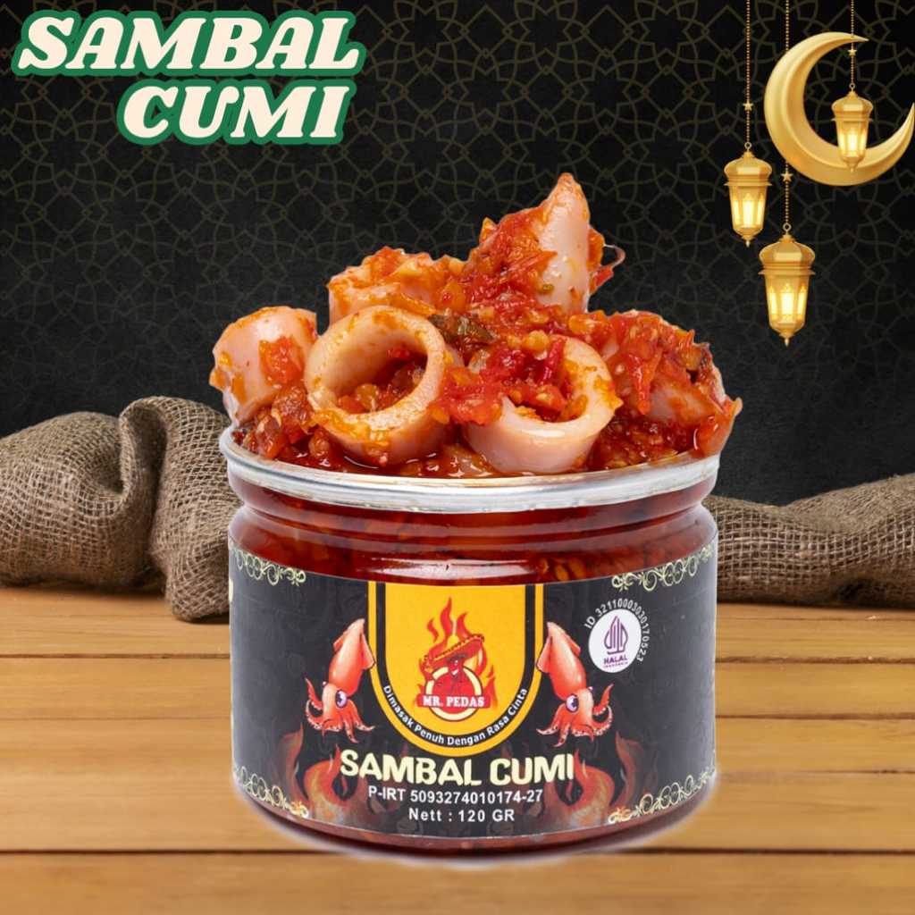 

SAMBAL MR.PEDAS - SAMBEL CUMI ASIN 120 GRAM