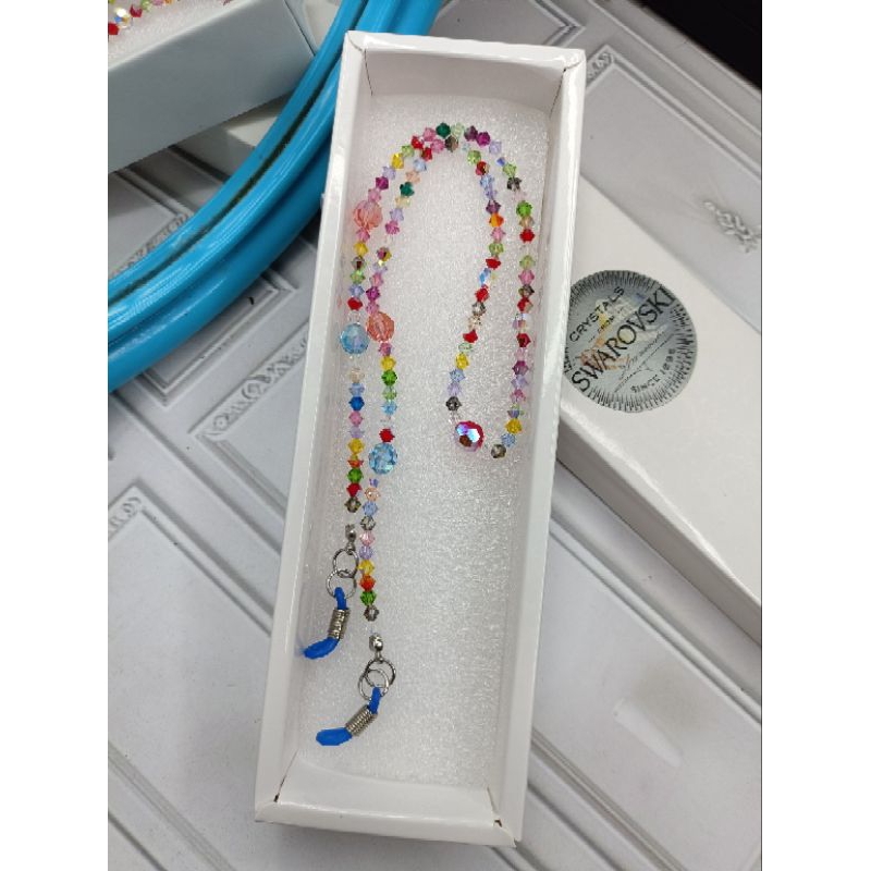 Kalung masker Swarovski Original full Swarovski