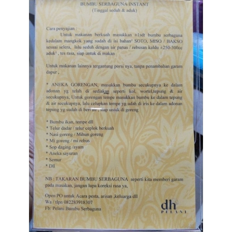 

bumbu serbaguna